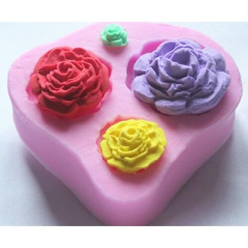 F303 New Small grape Fondant Mold Silicone Sugar mold Craft Molds DIY gumpaste flowers Cake Decorating