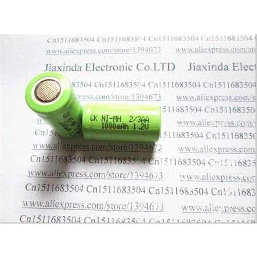 HOT NEW NI-MH 2/3AA 1000mah 1.2V nimh two-thirds of aa 800mah rechargeable battery 1.2V razor instrument