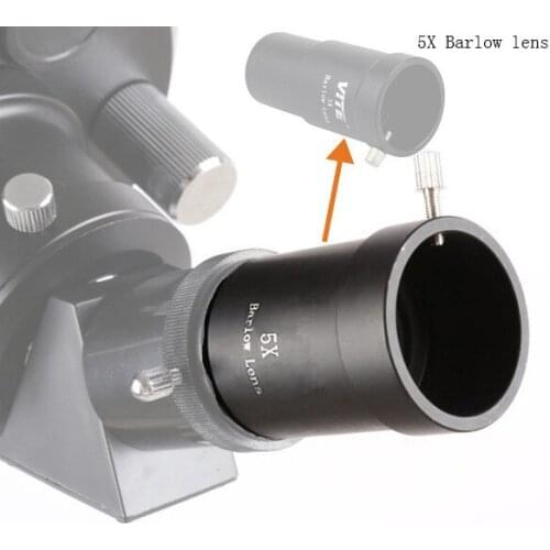 Hot Datyson Full Metal 5X Barlow Lens / Barlow 1.25 inches / 31.7mm for Astronomical Telescope lens eyepiece