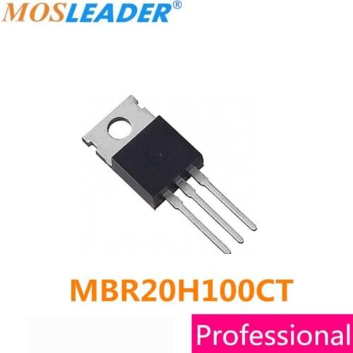 Mosleader 50PCS MBR20H100CT TO220 MBR20H100C MBR20H100 20H100 High quality