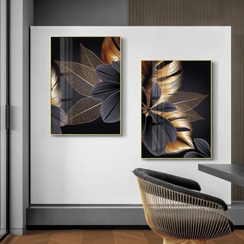 New hot popular abstract diamond painting simple fashion leaf full square 5D DIY diamond embroidery home decoration art