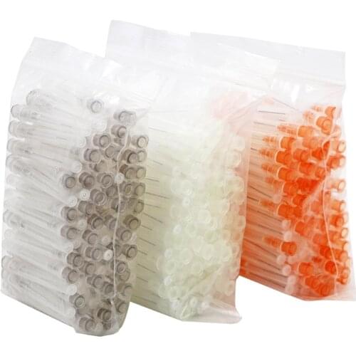 2bags Disposable Dental Endo Irrigation needle tips 3 Colors of 0.3/0.4/0.5mm Endo Syringe Oral Hygiene Care Material