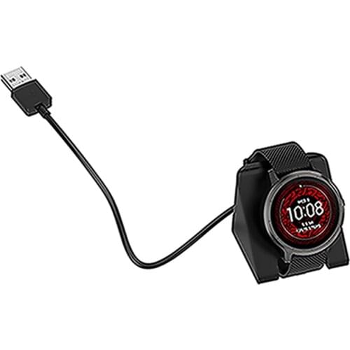 Portable USB Charging Cable Vertical Charging Dock Charger Cradle for Garmin vivoactive 4/ fenix6/ vivotive 3/ Quatix 5