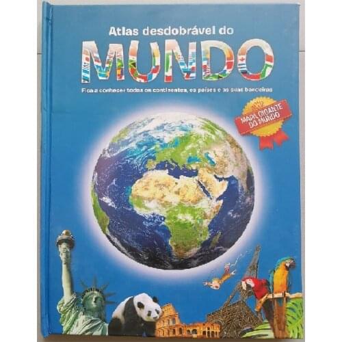 Parent Child Kids Portuguese Book Early Education Cute Picture World Geography Knowledge Hardcover Libros Book Age 8 up