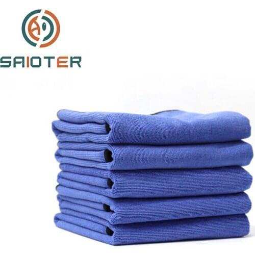 Microfiber Towel Car Wash Cloth Auto Cleaning Door Window Care Thick Strong Water Absorption For Car Home Automobile Accessories