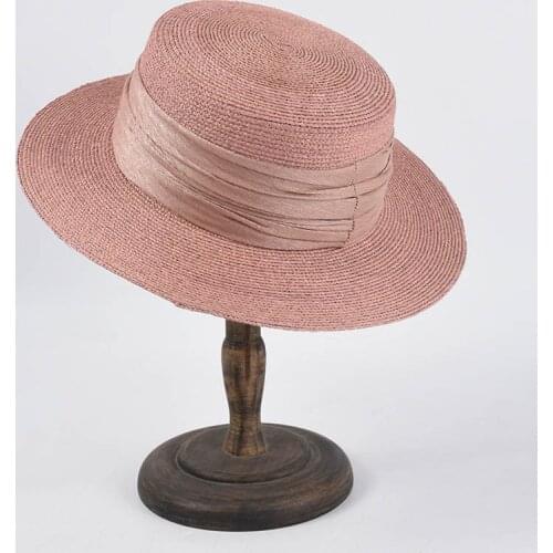 Fibonacci Summer Sun Hats For Women Raffia Straw Hat Casual Wide Birm Flat Top Hat Vacation Sun Protection Female Beach Cap
