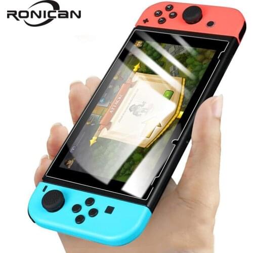 RONICAN 9H Protective Film Tempered Glass For Nintend Switch Screen Protector Cover For Nintendo Switch NS HD Glass film