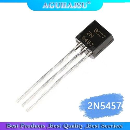 10PCS 2N5457 TO-92 5457 TO92 Low level audio amplifier switching transistor
