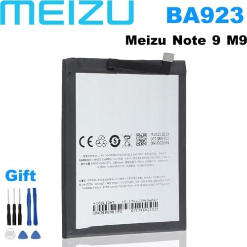 Meizu BA923 100% Original New Battery For Meizu Note 9 M9 Smartphone High Capacity Battery+Tracking Number