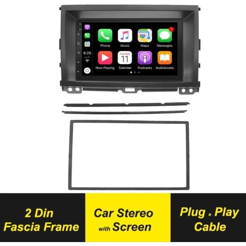 2 Din Radio Fascia For Toyota Land Cruiser Prado 120 LEXUS GX470 Stereo Dashboard Trim Plate Car Android Player GPS Navigation