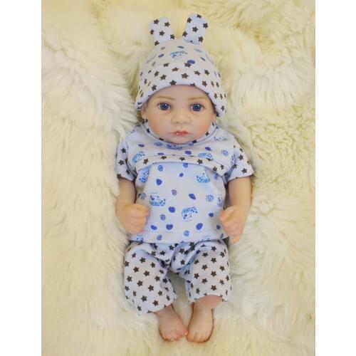 26cm Reborn Baby Boy and Girl Twins Baby Clothes for Dolls Kids Playmates Toys Girls Reborn Full Silicone Body Baby Dolls