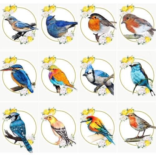 SHAYI 5D Diamond Painting Cute Cartoon Bird Animal Full Square/Round Drill Embroidery Cross Stitch Animals Home Decor Painting