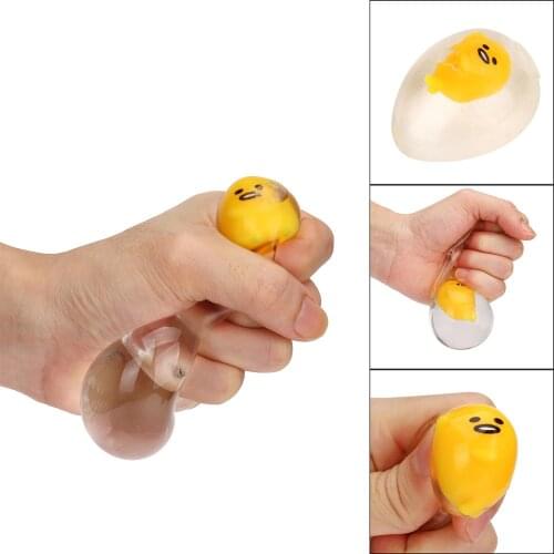 Antistress Splat Water Ball Squeeze Toy 6cm Novelty Clear Squeezable Yolk Toy Squishy Toy Stress Relief Ball For Fun Fidget Toys