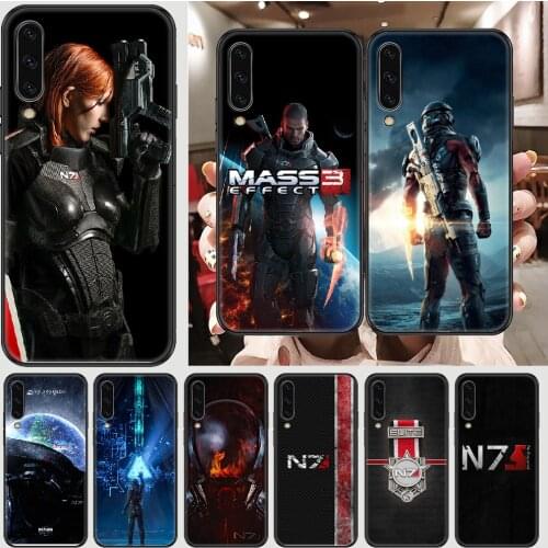 N7 Mass Effect Amazing Phone case For Samsung Galaxy A 3 5 7 8 10 20 21 30 40 50 51 70 71 E S 2016 2018 4G black fashion shell