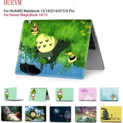 Totoro color printing shell Case For huawei Matebook Mate 13 Mate 14 Mate book X pro,Cases for MagicBook14 15 Mate D14 Mate D15