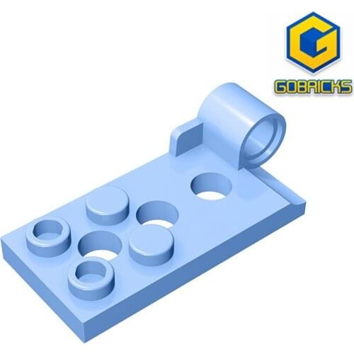 Gobricks GDS-975 Hinge Plate 2 x 4 with Pin Hole and 3 Holes - Bottom compatible 98285 pieces of childrens toys