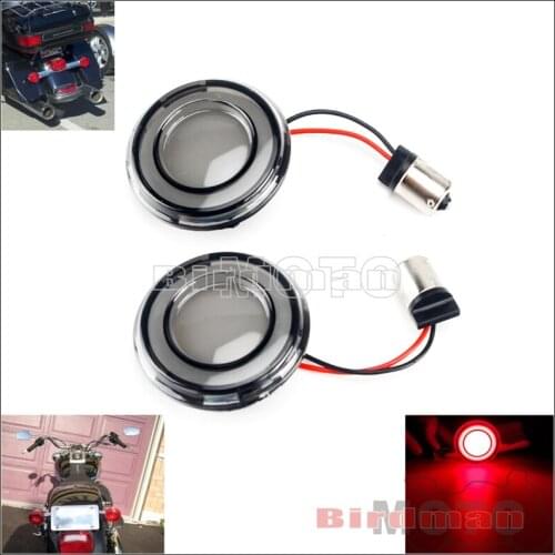 For Harley Tri Glide Fat Boy Softail Sportster Motorcycle Turn Signal Indicator Blinkers Flashers Motorbike LED Red Color Light