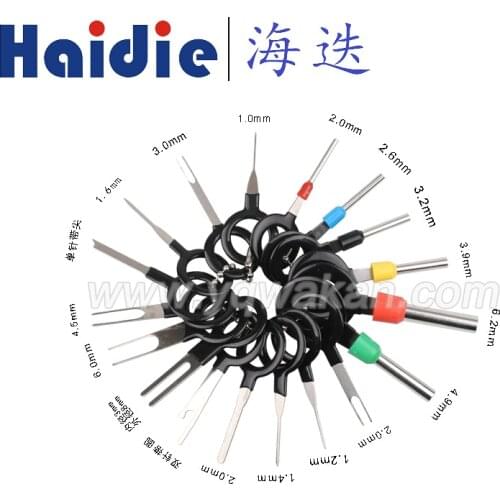 Free shipping Auto 18pcs Terminal Removal Tools Car Sound Maintenance Navigation Tail Wire Harness Tools for terminals
