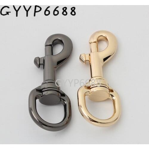 10-30pcs high quality 57*15mm gold color snap hook for woman handbag shoulderbag trigger swivel clasp purse hardware
