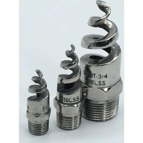 316L SS Full Cone Spiral Jet Nozzle, Atomization Spray Sprinkler Heads, Watering Mist Sprinkler For Garden And Lawn Irrigation