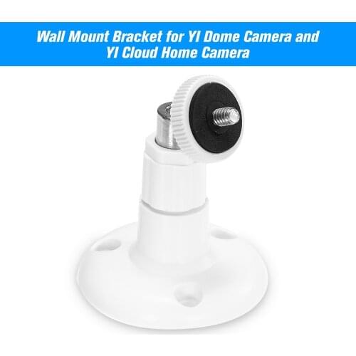 Wall Mount for YI Dome Camera and YI Cloud Home Camera Wall Mounted Bracket Holder Full Install Kit Height and Angle Adjustmen