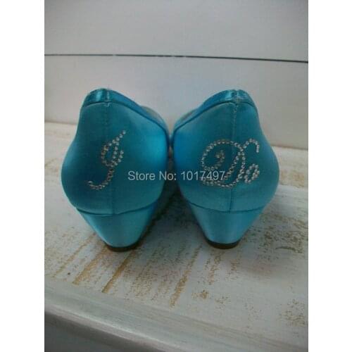 Wedding shoe stickers wholesale ,500 pieces / Lot - I Do - Wedding Shoe Appliques -Crystal Rhinestone Bridal Shoes sticker
