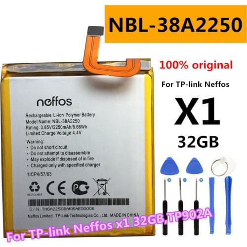 Original 2250mAh NBL-38A2250 Replacement Battery for TP-link Neffos x1 32GB TP902A TP902C Bateries