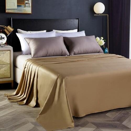 40 Long Staple Egyptian Cotton 600TC Flat Sheet Bed sheet Ultra Soft Breathable Wrinkle Resistant Bed sheet Twin Queen size 1Pc