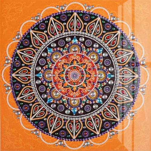 Christmas decorations for home,special shaped diamond painting partial round,wall sticker,Mandala flowers,diamond art,embroidery