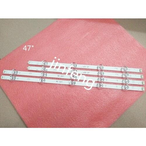 New 5set=40 PCS LED strip replacement For LG 47LB6300 47GB6500 innotek DRT 3.0 47 inch A B 6916L-1715A 1716A 6916L-1961A 1962A