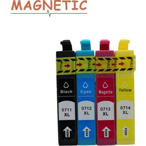 T0711 711 4pcs Compatible T0711 T0712 T0713 T0714 Ink cartridges for Epson stylus DX8400 DX8450 DX9400 DX9400F inkjet with chip