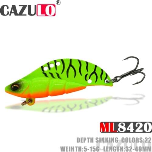 Sinking Metal Vibration Fishing Accessories Lure Isca Artificial Weights 5-15g Bass Bait Spoon Pesca For Pike Fish Goods Leurre