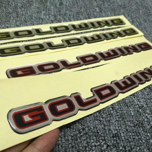 Gold wing Tour F6B GL 1800 ABS 3D Battery Cover Emblem Side Fairing Stickers Decal Logo Symbol Mark For Honda Goldwing GL1800