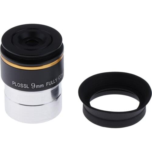 1.25'' 9mm Plossl Telescope Eyepiece (Aluminum Alloy + Optical Glass)
