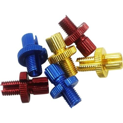 1 Pair Aluminum Universal Motorcycle Break Clutch Throttle Cable adjuster M10 Screw For Honda Yamaha Kawasaki Suzuki BMW Halley