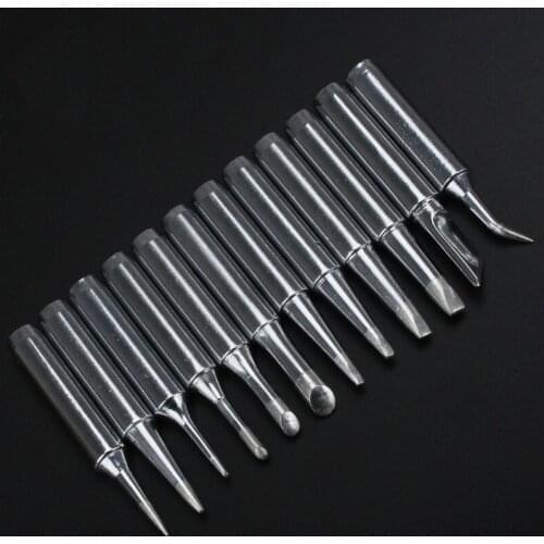 12 pcs per set soldering iron head 936 internal heating type soldering iron head cutter head special tip 60W