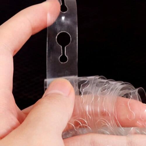 5M Plastic ​Balloon Chain Single/Double Hole Balloon Chain Fixing Tool Wedding Party Birthday Parade Floats Arches Balloon Chain