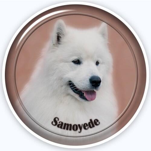 A0698# Various Sizes Removable Decal Samoyede 88 Sticker Waterproof Accessories on Bumper Rear Window Laptop
