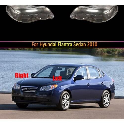 Car Headlight Lens For Hyundai Elantra Sedan 2010 Headlamp Cover Replacement Auto Shell ( Sedan Type) Lampcover Lampshade
