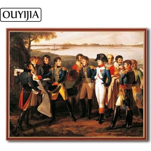 OUYIJIA Napoleon Militarist Politician 5D DIY Diamond Painting Embroidery Rhinestone Mosaic Cross Stitch Decoration Oil French