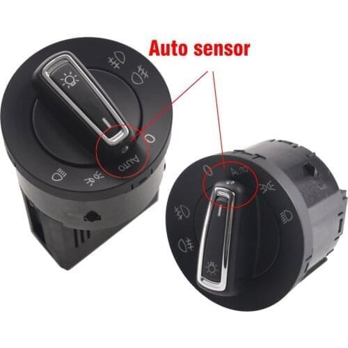 Car Headlight Fog Lamp Switch Headlamp Switch Car Accessorie For VW Golf MK5 MK6 MK7 VII