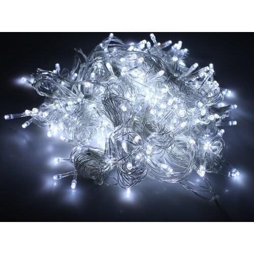 Free Fedex 6pcs/lot 10*3M Full color 1000leds curtain string lights Beautiful LED Reticulation light christmas curtain lights