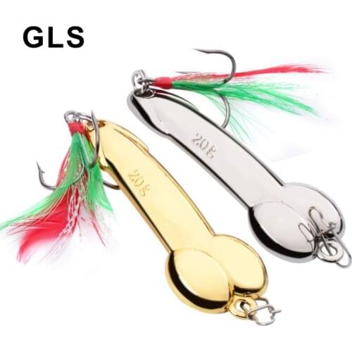 GLS brand golden silver with feather lure lure 5g10g15g20g28g35g43g50g classic lure sequin lure metal lure