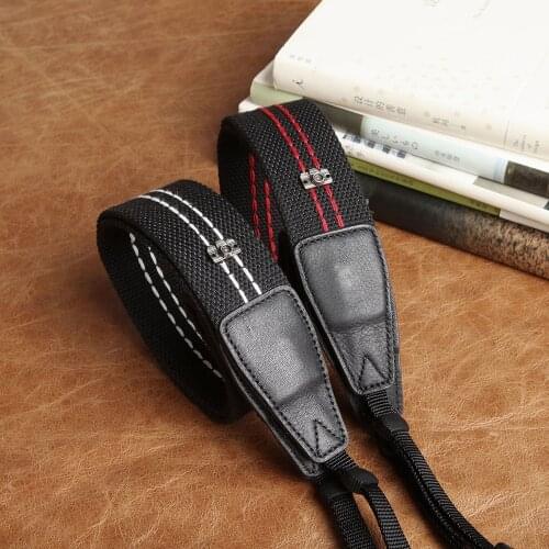 Cam-in CS003 camera strap metal style black digital SLR camera lanyard shoulder strap for Sony Canon