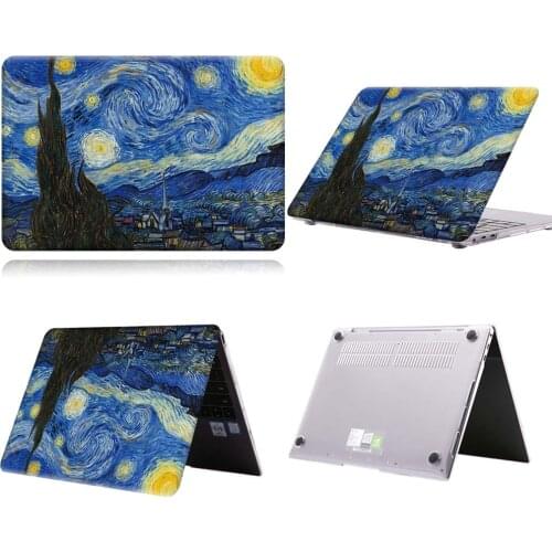 Dark Sky Paint Anti-slip Laptop Case For MateBook 13/13 AMD Ryzen/14/D14/D15/X 2020/X Pro/Pro 16.1/Honor MagicBook 14/15