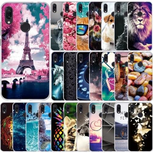 Case for Xiaomi Redmi Note 7 Case Coque Silicone Back Cover for Redmi Note 7 Case Soft TPU 3d for Fundas Redmi Note 7 Case Capas