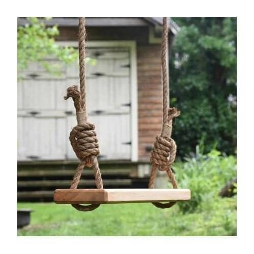 Boothas Wood Natural Swing 3 meters rope