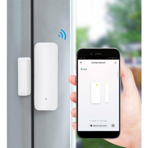Tuya Smart WiFi Door Sensor Door Open/Closed Detectors Switch Window Sensor Home Security Alarm work With Alexa Google Home
