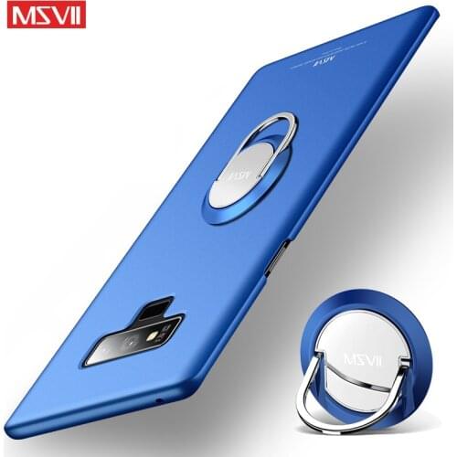 For Samsung Galaxy Note 9 Case Msvii Matte Coque For Samsung Note 8 Ring Holder Cover For Samsung Galaxy Note 10 Plus Lite Cases