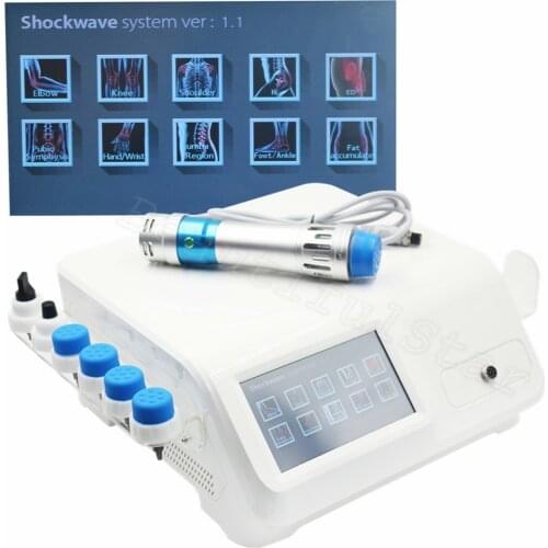 Extracorporeal Shock Wave Therapy Massage Gun Touch Screen Pain Relief Portable Shockwave Therapy Machine Health Care Massager